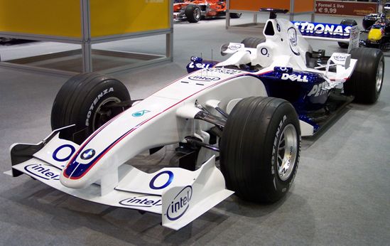 bolid bmw sauber f1